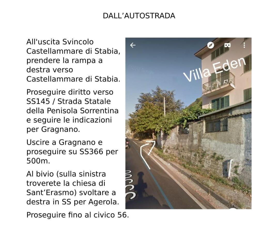 Villa Eden Gragnano Exterior photo
